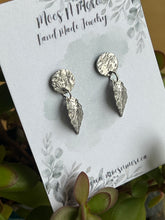 Load image into Gallery viewer, Mocs N More Earrings -Silver Leaf Earrings