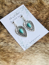 Load image into Gallery viewer, Mocs N More Earrings - Vintage Turquoise
