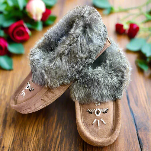 Ladies Moccasins - Laurentian Chief Moccasins Cappuccino