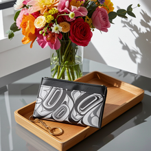 Load image into Gallery viewer, New Zippered Card Wallet - Eagle