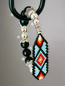 Mocs N More Hand Beaded Bracelets - Black Onyx