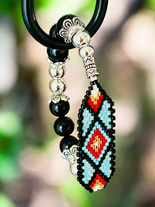 Mocs N More Hand Beaded Bracelets - Black Onyx