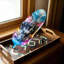 Load image into Gallery viewer, Feather Tray - Wolf Moon