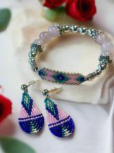 Load image into Gallery viewer, Beaded Earrings &amp; Bracelet Sets - Elegant