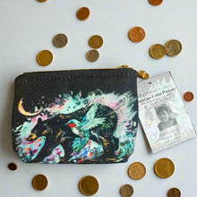 Load image into Gallery viewer, New Canvas Coin Purse - Hummingbear