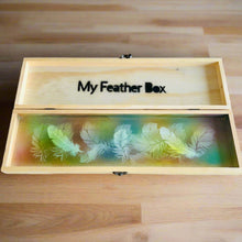 Load image into Gallery viewer, And The Sunset Comes - Feather Box