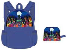 Load image into Gallery viewer, Foldable Indigenous Designed Backpacks - Full Moon Ceremony