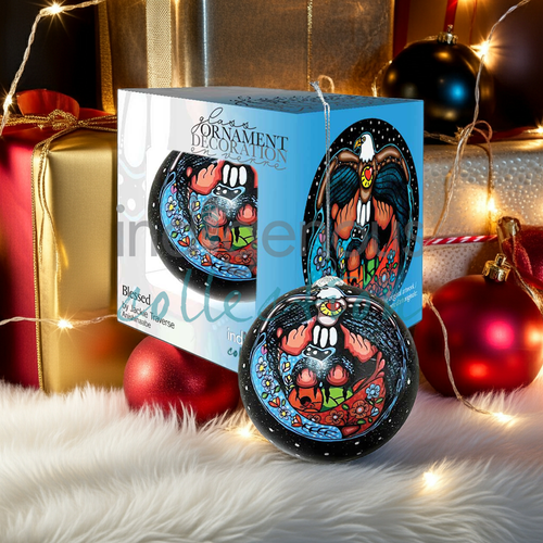 New Indigenous Glass Ornaments - Blessed