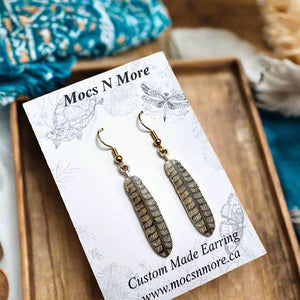 NEW Mocs N More Earrings -Tribal Feathers Wisdom