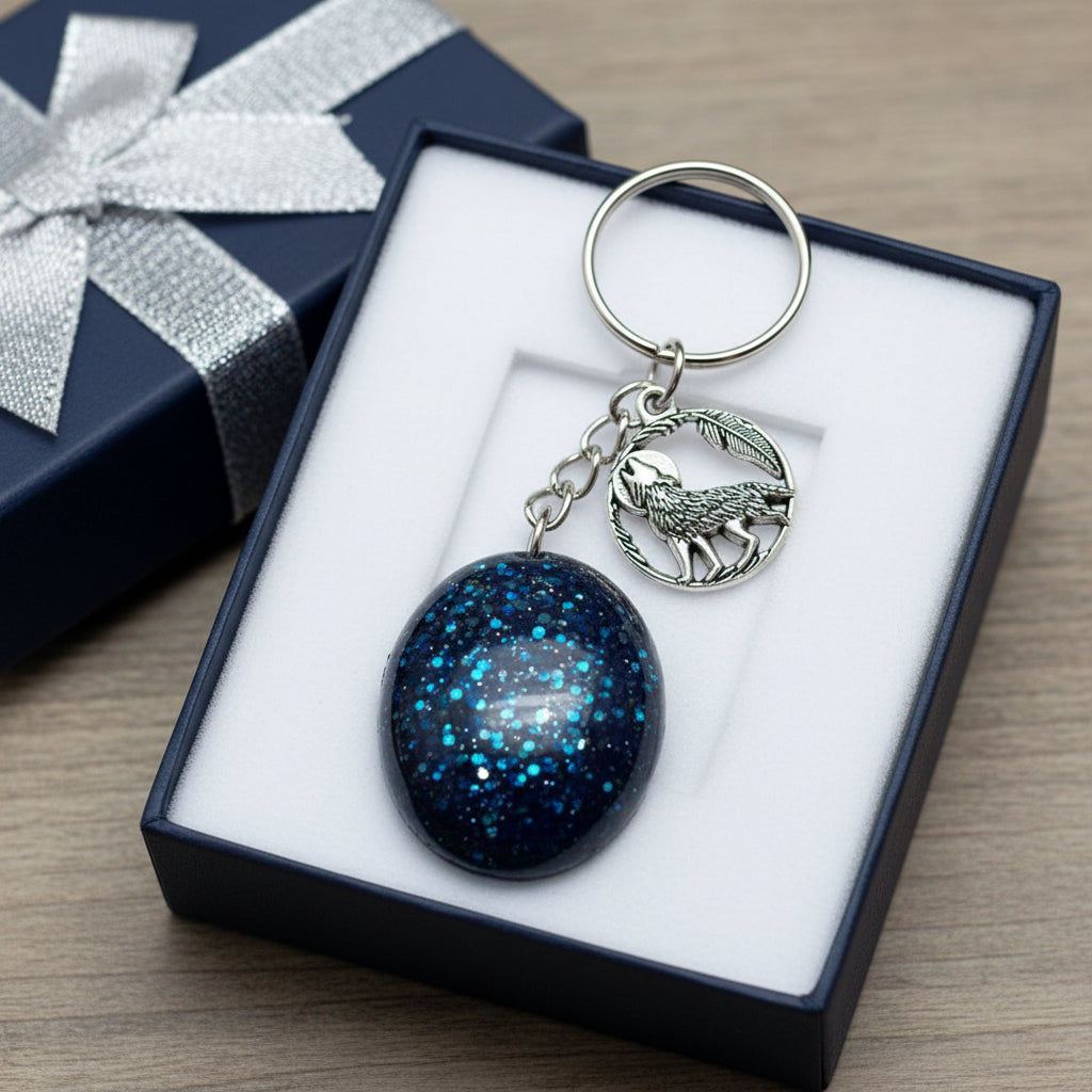 Mocs N More - Wolf Keychains