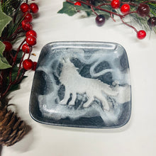 Load image into Gallery viewer, White Wolf Tray - Metallic Black and Pearl