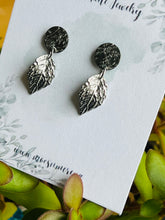 Load image into Gallery viewer, Mocs N More Earrings -Silver Leaf Earrings