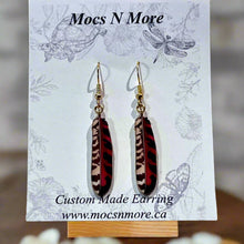 Load image into Gallery viewer, NEW Mocs N More Earrings -Tribal Feathers Painted Horse