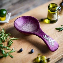 Load image into Gallery viewer, Fancy Feather Spoon Rest in Violet