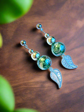 Load image into Gallery viewer, NEW Mocs N More Earrings - Fancy Feather Swirl