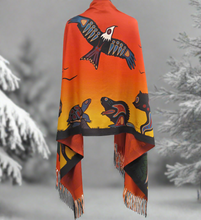 Load image into Gallery viewer, Eco Shawls - Seven Grandfather Teachings