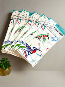 Tea Towels- Garden of Hummingbird