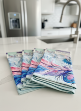 Load image into Gallery viewer, Tea Towels- Hummingbird Feathers