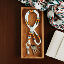 Load image into Gallery viewer, New Beaded Lanyard - White