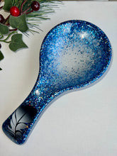 Load image into Gallery viewer, Blue Pearl Feather Spoon Rests