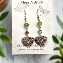 Load image into Gallery viewer, Mocs N More Earrings - Butterfly Heart