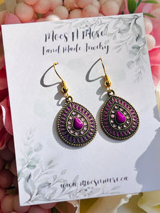 Mocs N More Earrings - Purple Haze