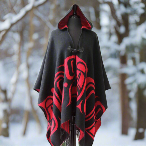 Hooded Fashion Wrap - Formline