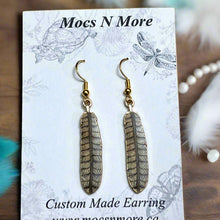 Load image into Gallery viewer, NEW Mocs N More Earrings -Tribal Feathers Wisdom