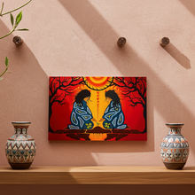 Load image into Gallery viewer, New Offerings - Indigenous Art Wall Plaque by Tracey Metallic