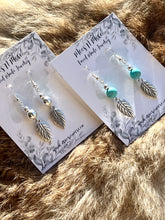Load image into Gallery viewer, Mocs N More Earrings - Feather Dangle