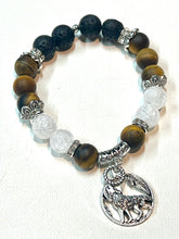 Load image into Gallery viewer, Mocs N More Totem Bracelets - Tiger Eye Wolf