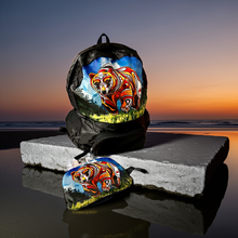 Load image into Gallery viewer, Foldable Indigenous Designed Backpacks - Spirit Bear