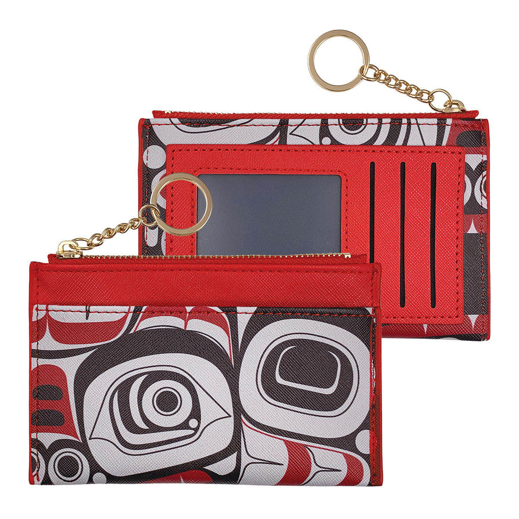 New Zippered Card Wallet - Matriarch Bear