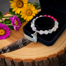 Load image into Gallery viewer, Mocs N More Totem Bracelets - Eagle Rose Quartz