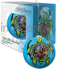 Load image into Gallery viewer, New Indigenous Glass Ornaments - Prayers for Turtle Island