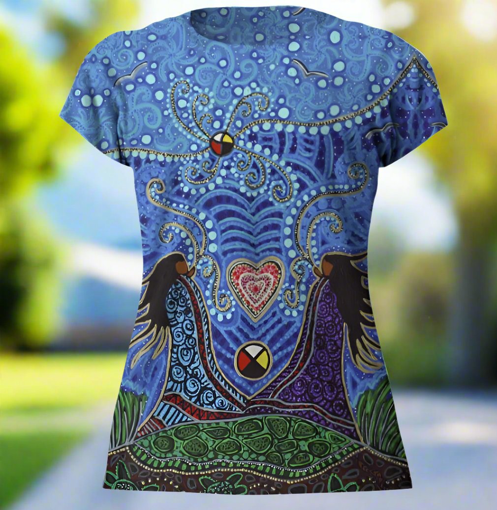 NEW Full Print Art Ladies T-Shirts - Breath of Life