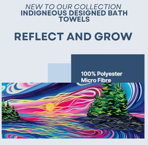 Bath Towels - Reflect and Grow