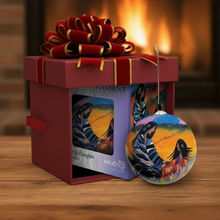 Load image into Gallery viewer, New Indigenous Glass Ornaments - Mother Daughter