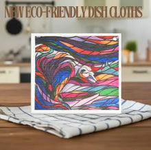 Load image into Gallery viewer, Eco Dish Cloths - Salmon Hunter