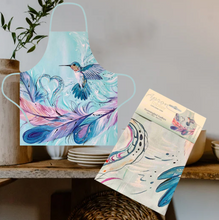 Load image into Gallery viewer, Aprons - Hummingbird Feathers