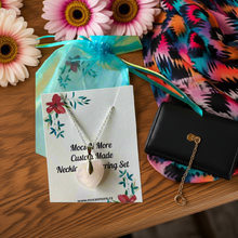 Load image into Gallery viewer, Rose Quartz Heart Necklace - Authentic Gemstone Pendant