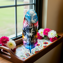 Load image into Gallery viewer, Feather Tray - Wolf Moon