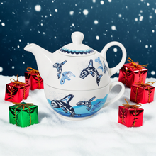Load image into Gallery viewer, Tea for One Set - Orca (No Saucer)