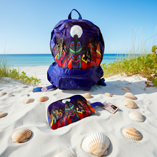 Load image into Gallery viewer, Foldable Indigenous Designed Backpacks - Full Moon Ceremony
