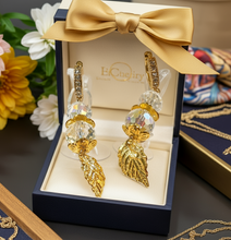 Load image into Gallery viewer, Mocs N More Earrings - Golden Leaf Earrings