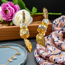 Load image into Gallery viewer, Mocs N More Earrings - Golden Leaf Earrings