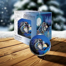 Load image into Gallery viewer, New Indigenous Glass Ornaments - January Moon