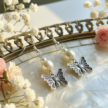 Load image into Gallery viewer, NEW Mocs N More Earrings - Butterfly and Pearl