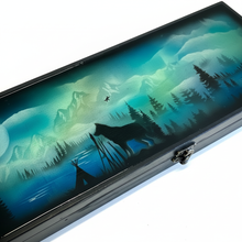 Load image into Gallery viewer, Aurora Wolf Keeper - Fine Art Close-up Clean