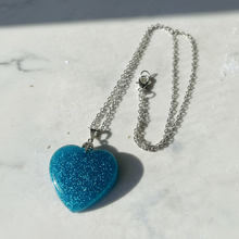 Load image into Gallery viewer, Awasis Heart Necklace – Marble Flat Lay